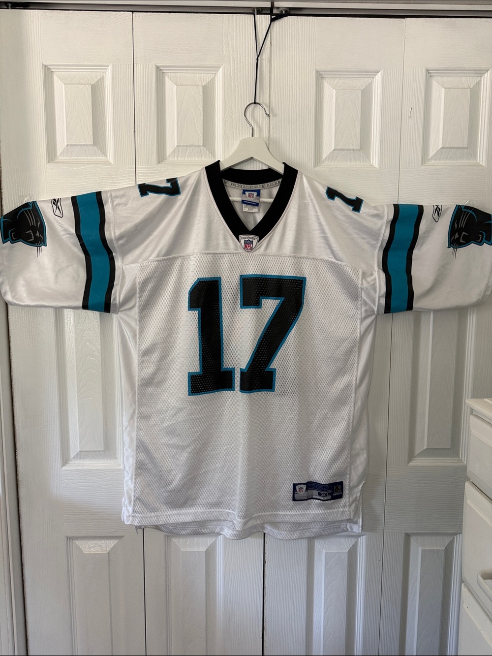 NFL Reebok Jersey Jake Delhomme #17 Carolina Panthers Sz XL